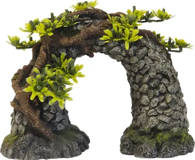 Zdjęcie produktu dla Nobby Dekoracja akwariowa Aqua Ornaments Łuk kamienny z roślinami