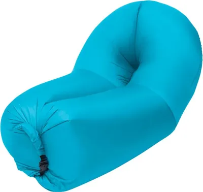 Produktbild von Airlounge Luftkissen Sitzliege Sitzsack für Camping Strand aufblasbar Luft Sofa inkl, Tragetasche Blau