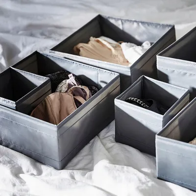 Obrázek produktu pro Sada 6 úložných boxů IKEA SKUBB do zásuvek