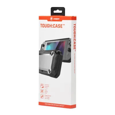 Obrázok produktu pre Snakebyte TOUGH:CASE, Tvrdé puzdro, Nintendo, Čierna, Biela, Nintendo Switch, Odolný, Visiaca škatuľa