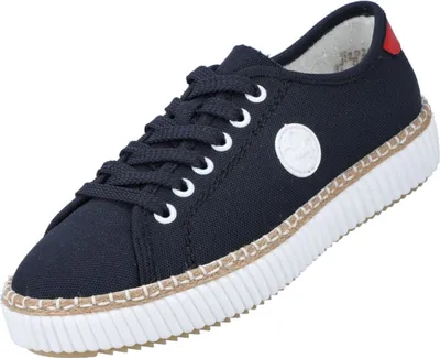 Produktbild von Rieker Damen Leinenschuhe in Blau, Größe 38