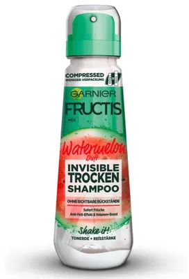 Produktbild von Garnier - Unsichtbares Trockenshampoo Fructis - Wassermelone