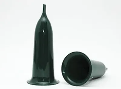 Produktbild von Grabvase ca. 23 cm, dunkelgrün