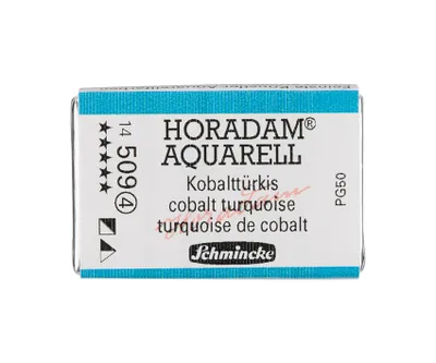 Produktbild von Schmincke HORADAM Aquarell Kobalttuerkis Aquarell 14 509 043 1/1 Naepfchen