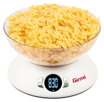 Productafbeelding van Girmi PS04 elektronische keukenweegschaal, 1,8 liter, wit