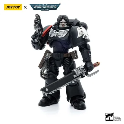 Produktbild von Warhammer 40k Actionfigur 1/18 Raven Guard Intercessors Brother Colvane 12 cm