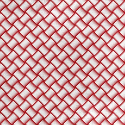 Immagine prodotto di Tessuto di velluto reale in poliestere per cucito - motivo a treccia rossa
