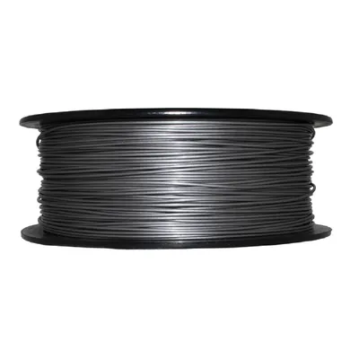 Produktbild von Filamentwerk 3D-Drucker PLA 1,75mm 1kg Spule Rolle (Dunkelgrau Metallic)