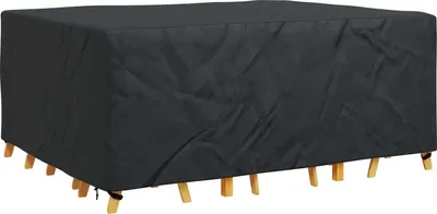 Produktbild von vidaXL Möbelbezug Uni Schwarz 220 x 190 x 85 cm 600D