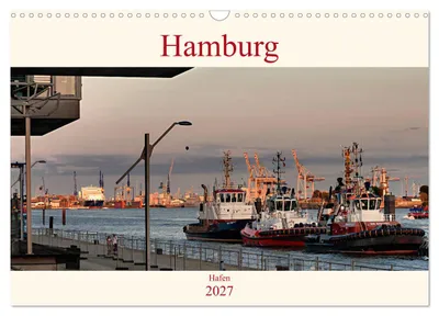 Produktbild von Hamburg Hafen (Wandkalender 2027 DIN A3 quer), CALVENDO Monatskalender