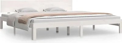 Obrázek produktu pro vidaXL Postel z masivu Bílá borovice 200x200 cm