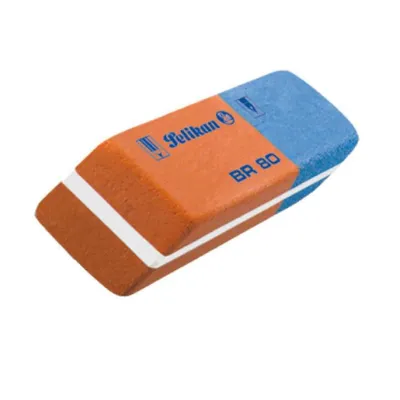 Produktbild von Pelikan Radiergummi Br 80, 10 Stück, 4 cm Länge, 0,8 cm Höhe, 1,4 cm Breite