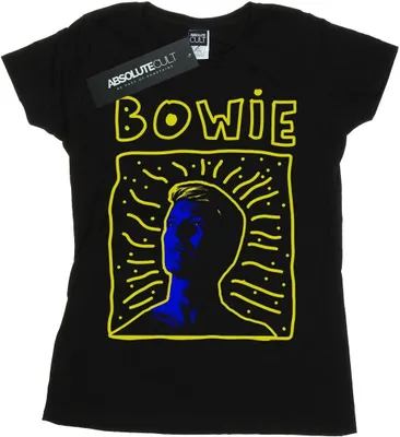 Produktbild von David Bowie - "90s" T-Shirt für Damen BI51401 (M) (Schwarz)