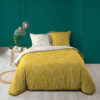 Obrázek produktu pro Povlak na přikrývku Yellow Tropical 240 cm x 220 cm