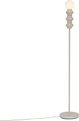 Produktbild von Retro Stehleuchte Beige mit Mattiertem Glas Fedde