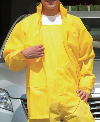 Produktbild von NYLON-PU Nylon-PU-Regenjacke „Profi“ Regenja Cke Gelb G.xxxl