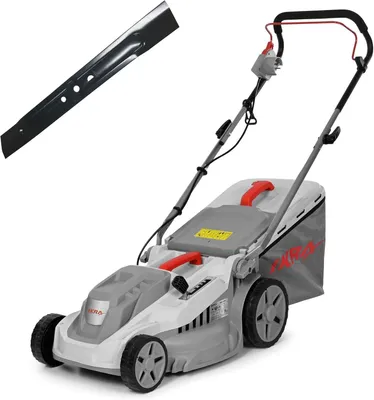 Produktbild von Elektrischer Rasenmäher mit 1600 Watt Leistung, 38 cm Schnittbreite und Fangkorb