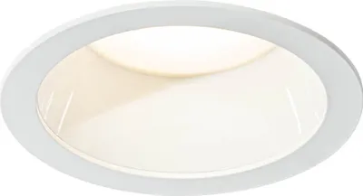 Produktbild von QAZQA Professional - Modern Einbaustrahler Weiß inkl. LED 3000K-5000K mit Dip-Schalter - Elias I Wohnzimmer I Schlafzimmer - Aluminium Rund - I (nicht austauschbare) LED
