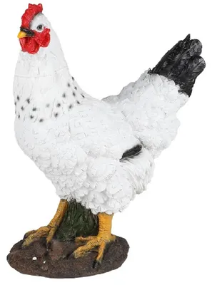 Produktbild von Sunnydays Gartendekoration Tiere/Huhnerstatue - 28 x 36cm - fur drausen