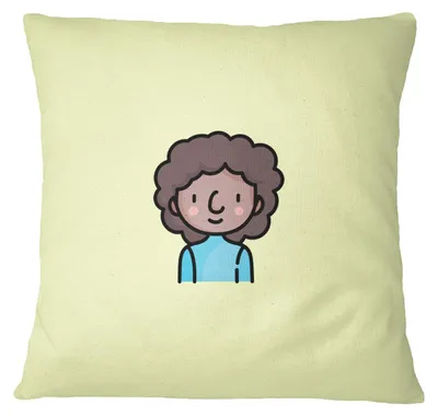 Kissenhülle 45x45 cm, Hellgelb, Polyester, mit Reißverschluss