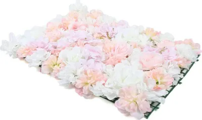 Obrázek produktu pro 20 kusů Umělé květinové stěny Rose Wall Umělé květiny květinové dekorace DIY Svatební ulice pozadí dekorace 40 * 60 cm Květinové panely Květinové pozadí nástěnné dekorace