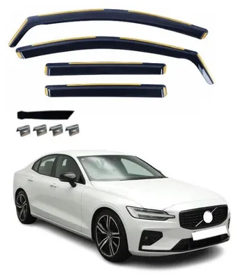 Image de Ensemble de 4 déflecteurs de vent pour Volvo S60 III (2018) +