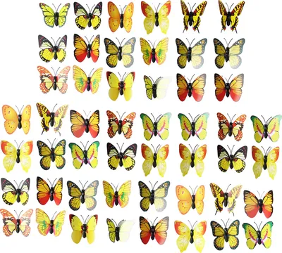 Produktbild von Schmetterlings-Wandaufkleber, 3D-Schmetterlings-Kühlschrankmagnete, wasserdicht, abnehmbar, Schmetterlings-Aufkleber für Schließfach, Zuhause, Büro, Whiteboard, Wanddekoration