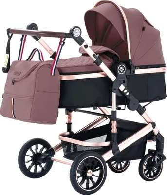Produktbild von Daliya® NEOMOVE 3in1 Kinderwagen, mit i-Size Babyschale & Buggy, Alu-Rahmen Reisekinderwagen, Kombikinderwagen mit großen Einkaufskorb, komfortabel