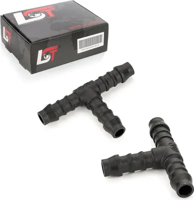 Produktbild von 2x Schlauchverbinder Polyamid T-Stück Benzin ölbeständig 8 mm für AUDI PORSCHE