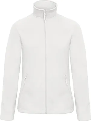 Produktbild von B&C FWI51 | Damen Microfleece-Duo Jacke ID.501 - Farbe: White - Größe: S