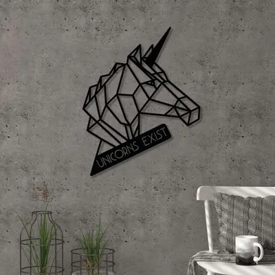 Obrázek produktu pro KOVOVÁ DEKORACE NA STĚNU č. 9 UNICORN