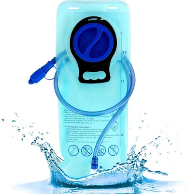 Produktbild von Trinkblase 2L - Auslaufsichere Wasserblase mit Bissventil für Outdoor-Aktivitäten