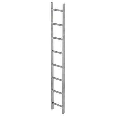 Produktbild von MUNK Schachtleiter Stahl verzinkt 300mm breit 8 Sprossen 2,24m lang