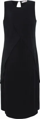 Produktbild von Elegantes Bauch-und-Stillkleid Schwarz für Damen