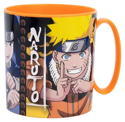 Obrázek produktu pro Naruto hrnek Plastový hrnek vhodný do mikrovlnné trouby 390ml