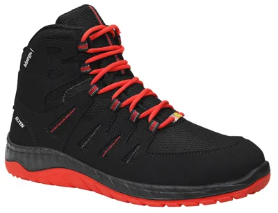 Produktbild von ELTEN Sicherheitsschuhe MADDOX, schwarz-rot, Halbschuh, ESD, S3, Herren, Textil, Stahlkappe