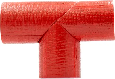 Produktbild von T-Stück aus PE Rot, Rohrdurchmesser:15mm, Dämmstärke in [mm]:9