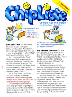 Produktbild von ChipListe-Leporello, 1 St