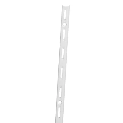 Produktbild von 2er Set Wandschienen 1-reihig Raster 50 mm, Farbe:Weiß, Abmessung:50 cm