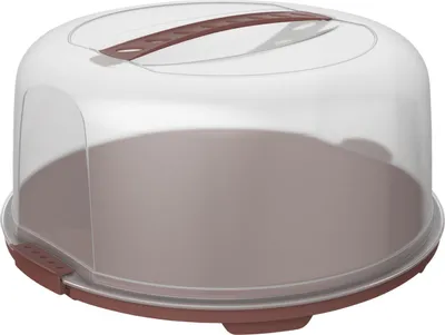 Produktbild von Rotho Tortenglocke Fresh hoch iron rot