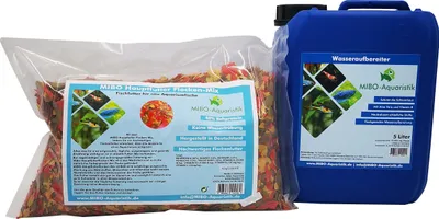 Produktbild von MIBO Wasseraufbereiter 5000ml + Flockenfutter 2500ml/ 425g
