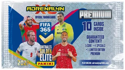 Imagen del producto de Panini FIFA 365 Adrenalyn XL 2027 – Paquete Premium | 10 cartas, incluyendo una edición limitada premium