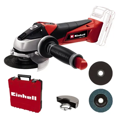 Produktbild von Einhell Akku-Winkelschleifer TE-AG 18/115 Li, ohne Akku & Ladegerät, 115mm Scheibe, 28mm Schnitttiefe, 1,2kg, 18V, Power X-Change System, leichtester seiner Klasse