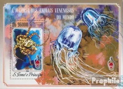 Produktbild von Briefmarken Sao Tome e Principe 2014 Mi Block 1034 (kompl. Ausgabe) postfrisch Tiere