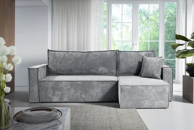 Produktbild von Intenso Ecksofa mit Schlaffunktion Innez, Grau
