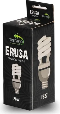 Immagine prodotto di Terrario Erusa Tropical UVB 5.0 - lampadina a spirale 5.0 26W Terrario
