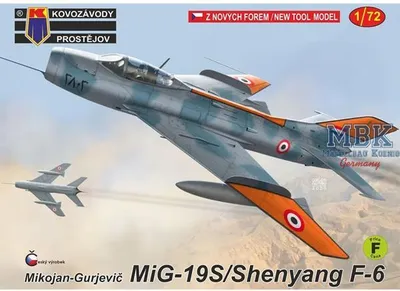 Immagine prodotto di Kovozavody Prostejov KPM72497 MiG-19S/Shenyang F-6