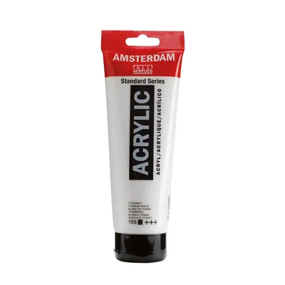 Obrázok produktu pre Amsterdam Standard Series Akrylová farba Titanium White 120 ml 1 ks
