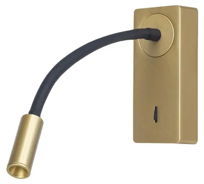 Image de Lampe de lecture LEDS C4 Mine - 7,2 W, 576 lm, dorée