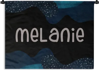 Produktbild von MuchoWow® Wandteppich Wandbehang Melanie - Pastell - Mädchen 60x45 cm Tapisserie Dekoration Wandtuch - Das Schlafzimmer